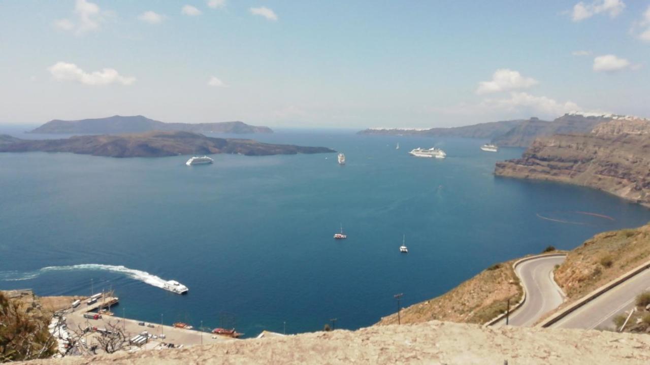Poudras Amazing View Caldera Villa Ormos Athinios Exterior foto